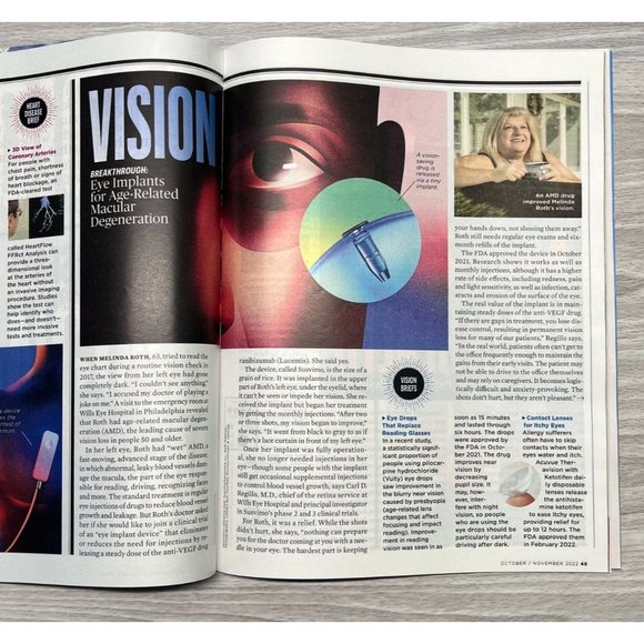 AARP Magazine October November 2022 Adam Sandler Linda Ronstadt Cool Vacations - Picture 4 of 6